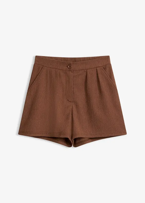Short chino en cr&ecirc;pe textur&eacute;, bonprix
