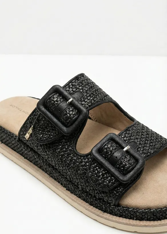 Mules &agrave; plateforme Tom Tailor effet crochet, Tom Tailor