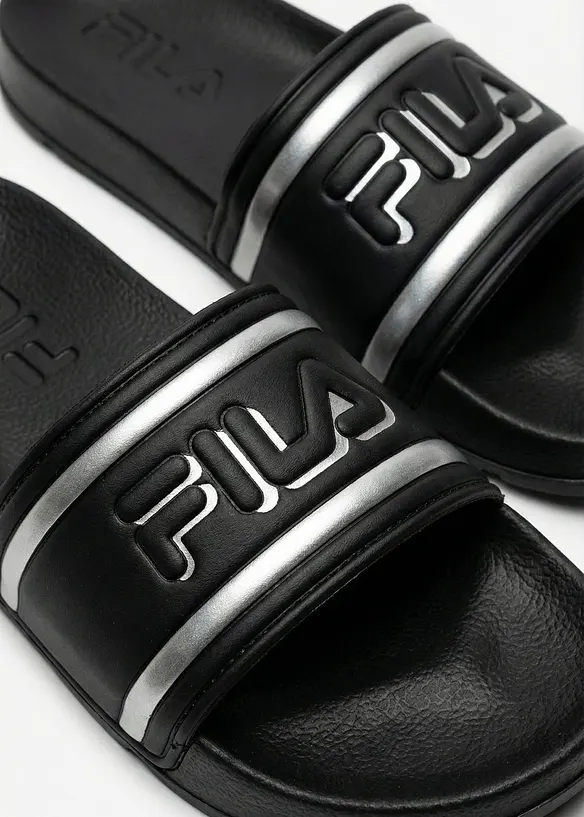 Mules Fila &agrave; d&eacute;tails m&eacute;talliques, FILA