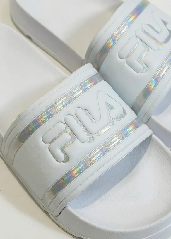 Mules Fila &agrave; d&eacute;tails m&eacute;talliques, FILA
