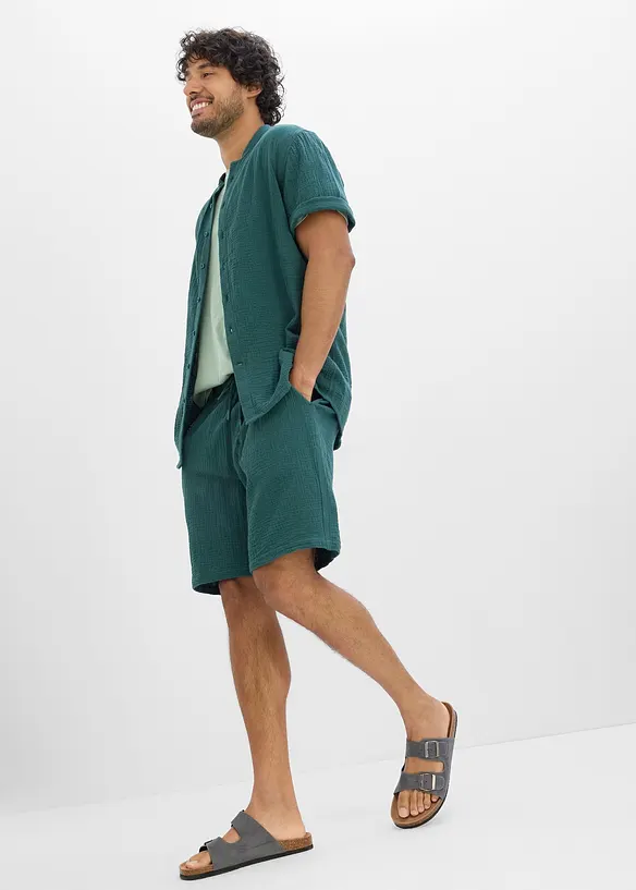 Musselin-Shorts und Hemd (2-tlg.Set), bonprix