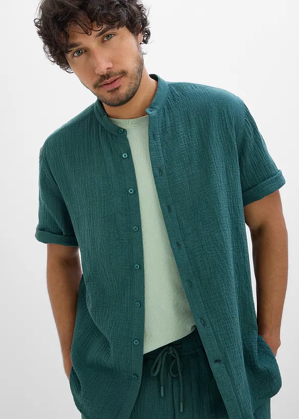 Musselin-Shorts und Hemd (2-tlg.Set), bonprix