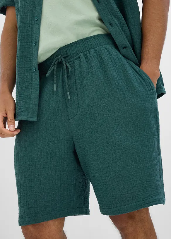 Musselin-Shorts und Hemd (2-tlg.Set), bonprix
