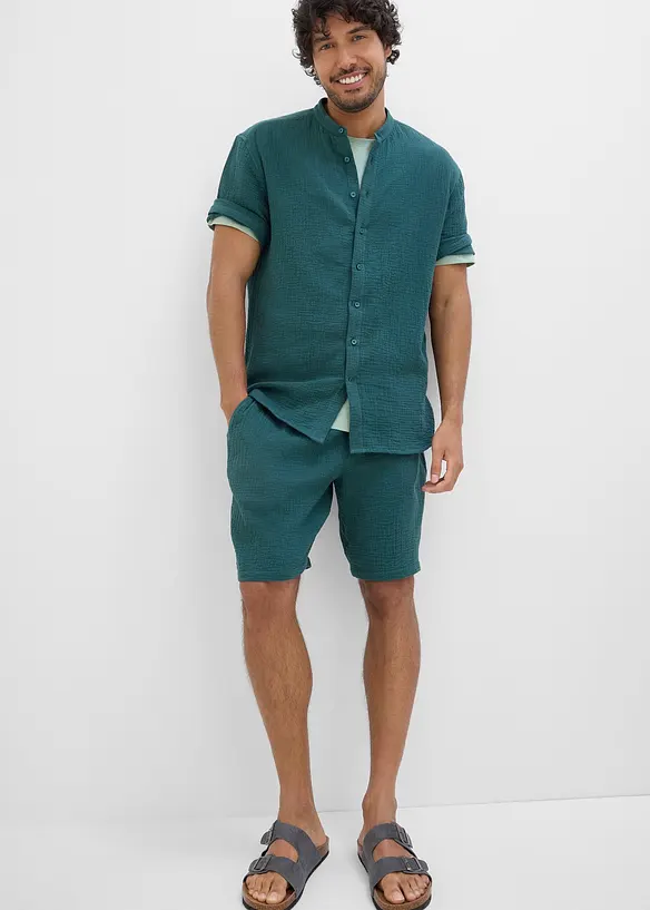 Musselin-Shorts und Hemd (2-tlg.Set), bonprix