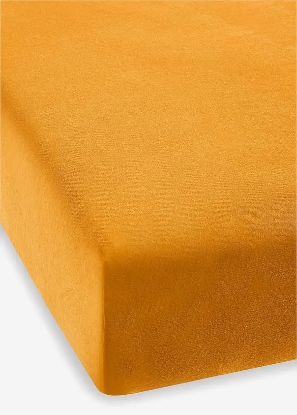 Jersey Spannbettlaken in Trendfarben, bonprix