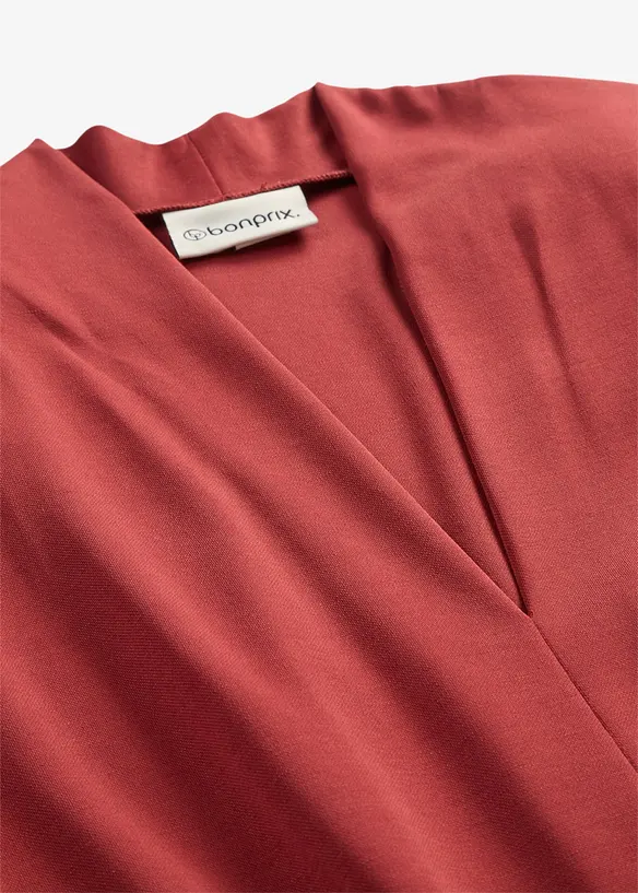 Jerseykleid aus Viskose-Mix mit Schulterpolster, bonprix