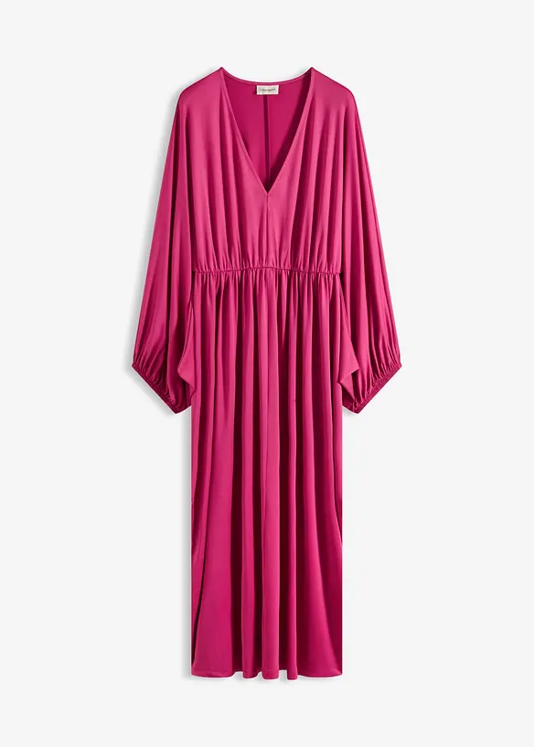 Midikleid mit tiefem Ausschnitt, bonprix