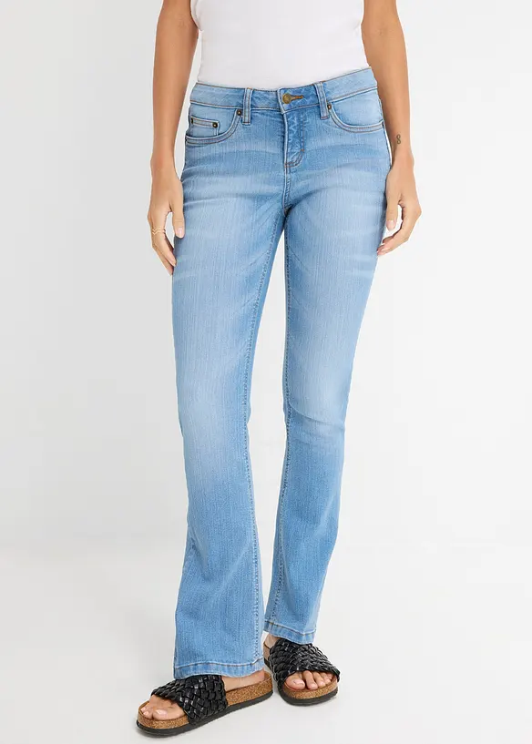 Bootcut-Jeans Mid Waist, Stretch, bonprix