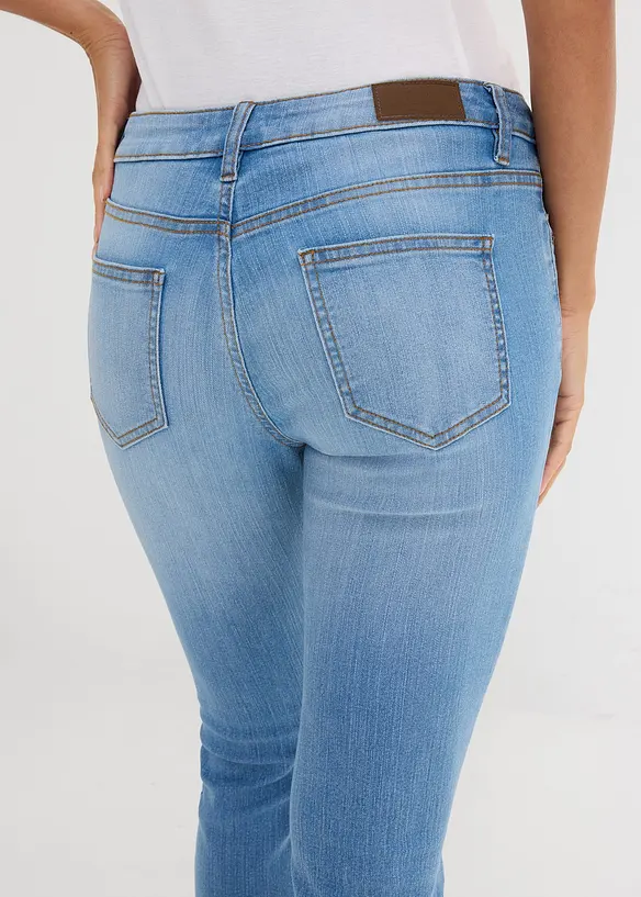 Bootcut-Jeans Mid Waist, Stretch, bonprix