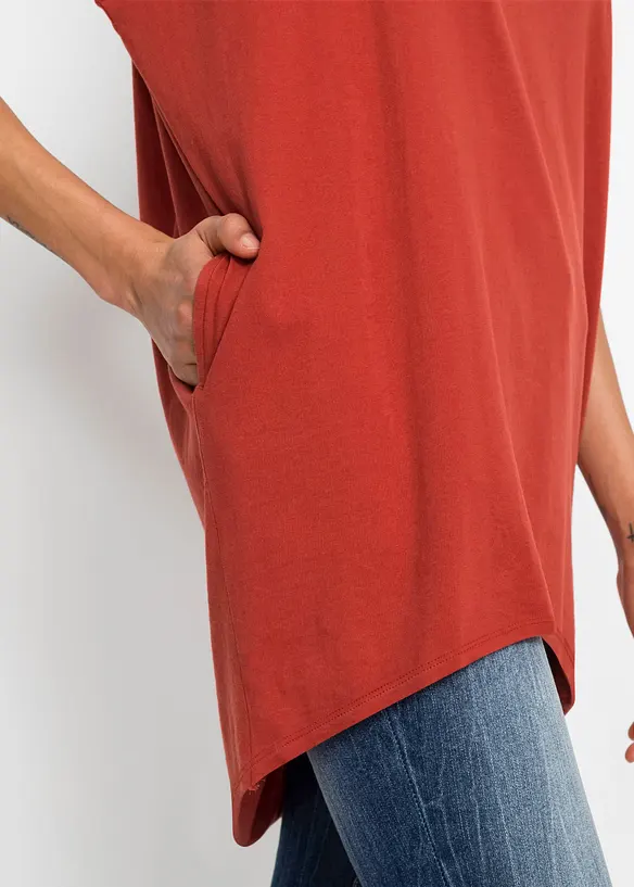 Longshirt aus reiner Baumwolle, bonprix