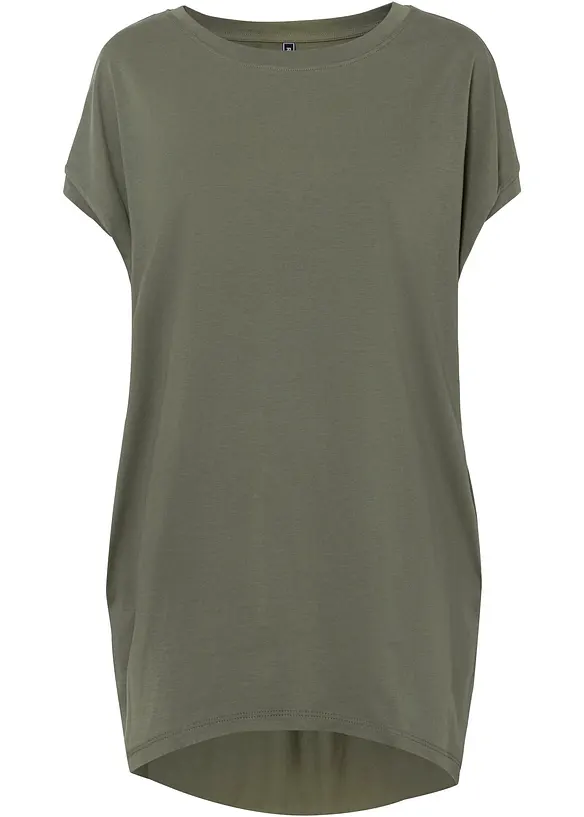 T-shirt long 100% coton, bonprix