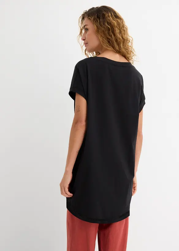 Longshirt aus reiner Baumwolle, bonprix