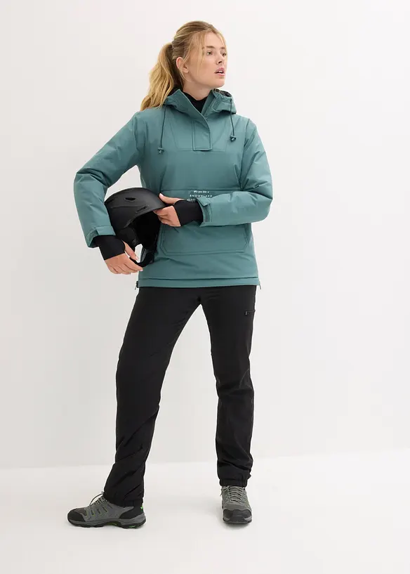 wasserdichte Ski Funktions-Schlupfjacke mit Fleece-Futter, bonprix