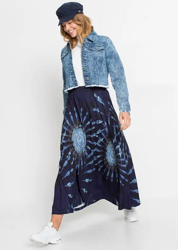 Jupe fluide en jersey viscose, bonprix