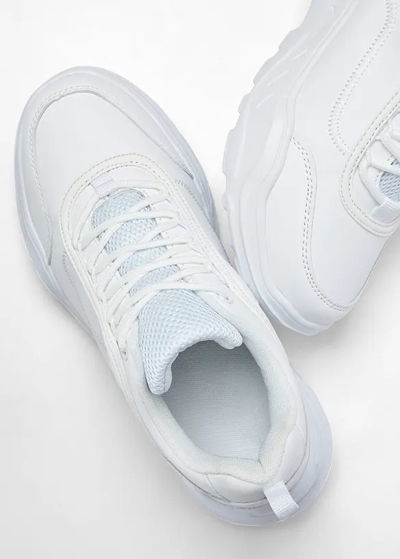 Sneakers &agrave; semelle l&eacute;g&egrave;re et &eacute;paisse, bonprix