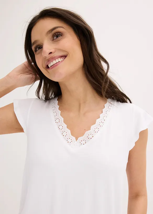 T-shirt en viscose extensible, bonprix