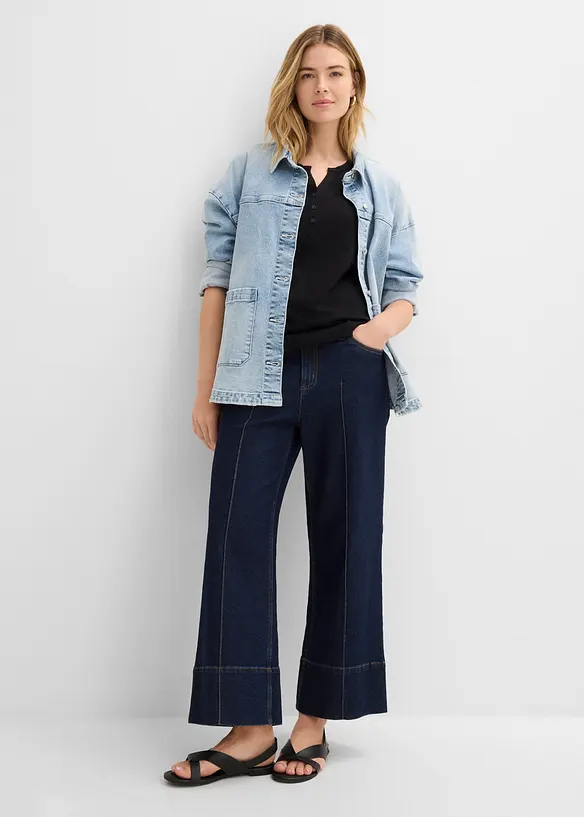 Baumwoll-Shirt, Kurzarm, bonprix