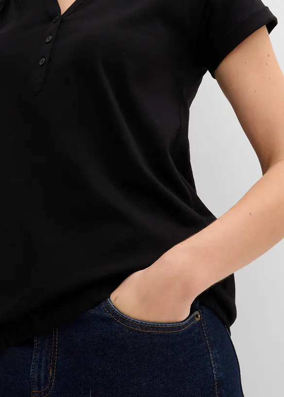Baumwoll-Shirt, Kurzarm, bonprix