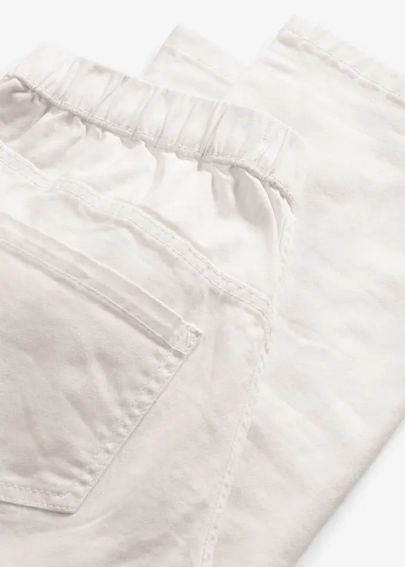 Pantalon 7/8 &agrave; taille &eacute;lastiqu&eacute;e, bonprix