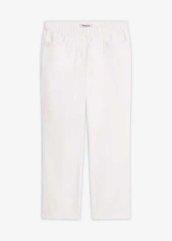 Pantalon 7/8 &agrave; taille &eacute;lastiqu&eacute;e, bonprix
