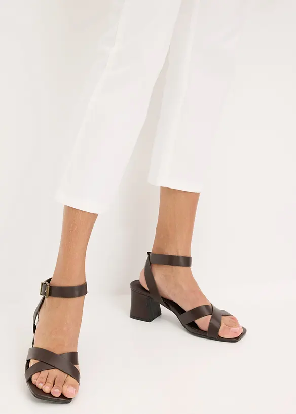 Pantalon 7/8 &agrave; taille &eacute;lastiqu&eacute;e, bonprix