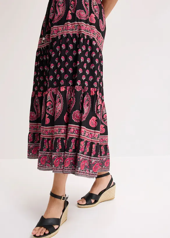 Maxirock  aus reiner Baumwolle, bonprix