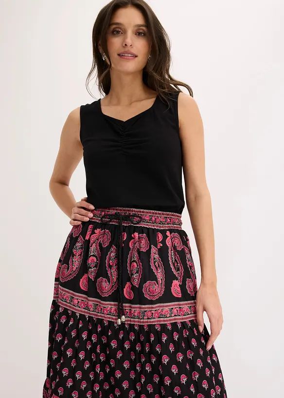 Maxirock  aus reiner Baumwolle, bonprix