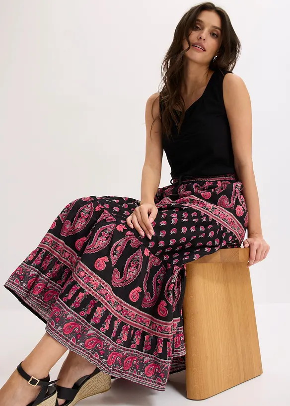 Maxirock  aus reiner Baumwolle, bonprix