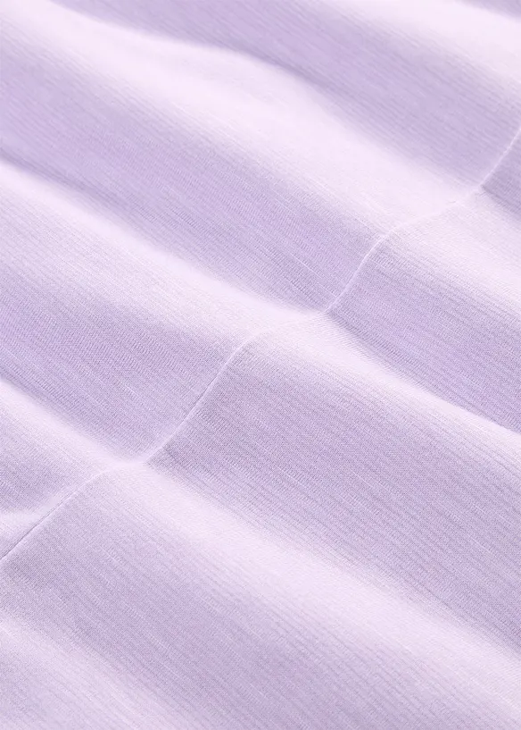 T-shirt long en viscose m&eacute;lang&eacute;e, bonprix