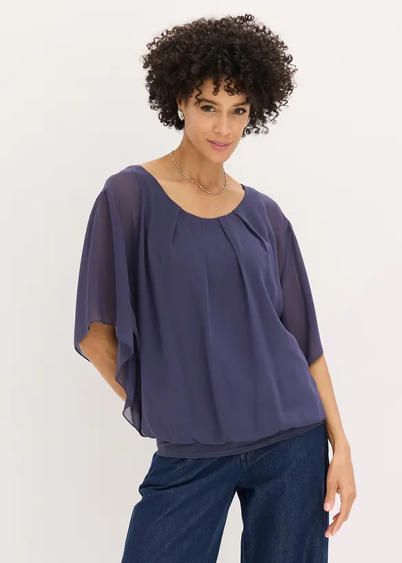 Blouse en mousseline, bonprix