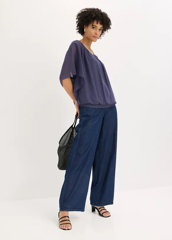 Blouse en mousseline, bonprix