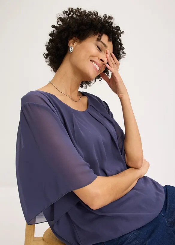 Blouse en mousseline, bonprix