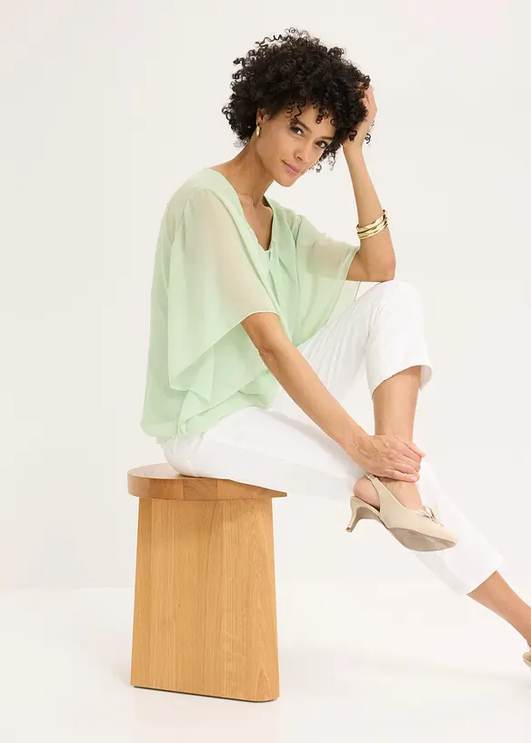 Blouse en mousseline, bonprix