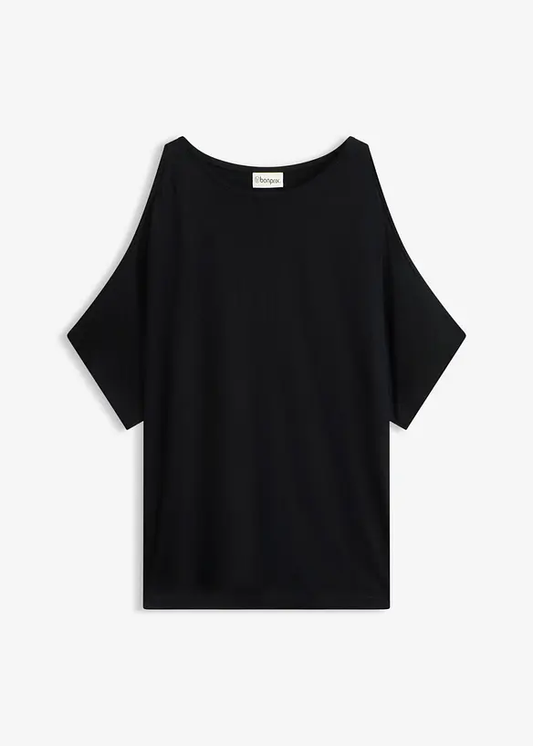 T-shirt en viscose avec d&eacute;coupes, bonprix