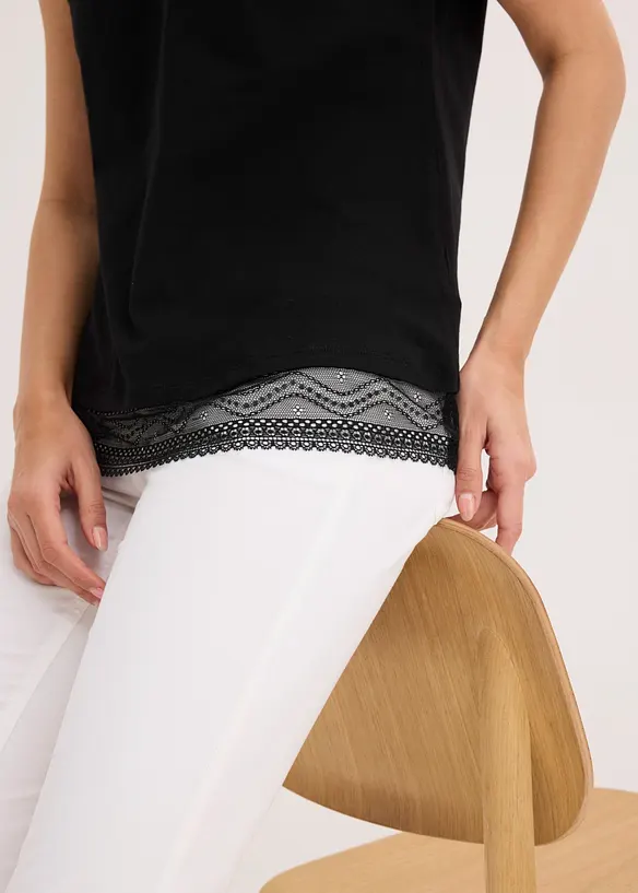 T-shirt boxy en coton, bonprix