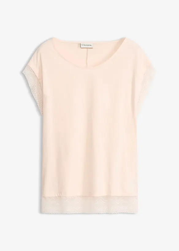 T-shirt boxy en coton, bonprix