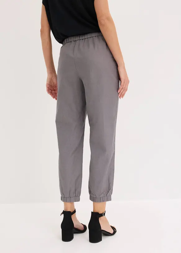 7/8-Hose aus luftigem Leinen-Mix, bonprix