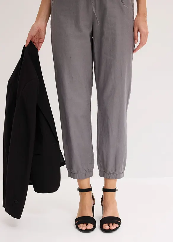 7/8-Hose aus luftigem Leinen-Mix, bonprix