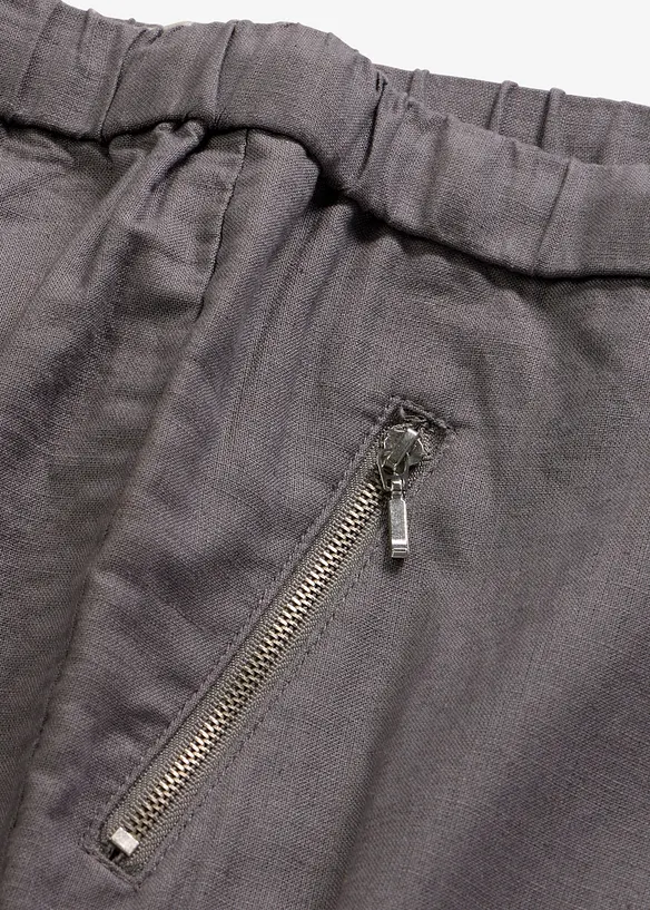 7/8-Hose aus luftigem Leinen-Mix, bonprix