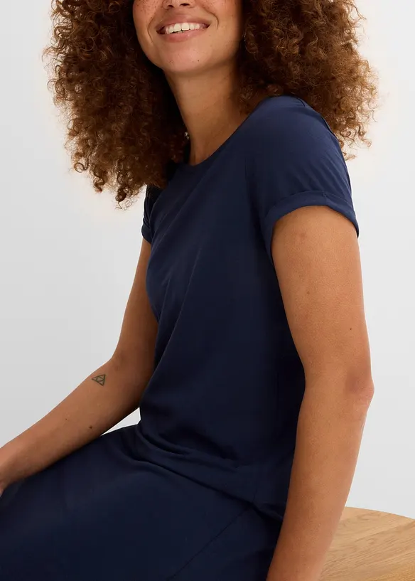 Shirtkleid aus reiner Bio-Baumwolle, bonprix