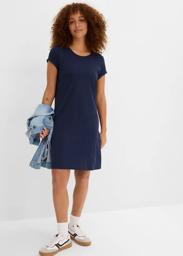 Shirtkleid aus reiner Bio-Baumwolle, bonprix