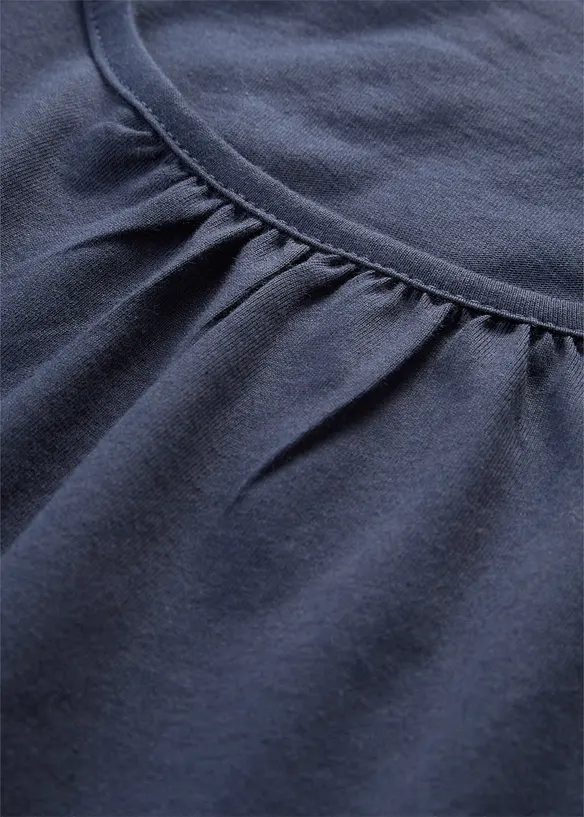 Shirt aus reiner Baumwolle, Kurzarm, bonprix