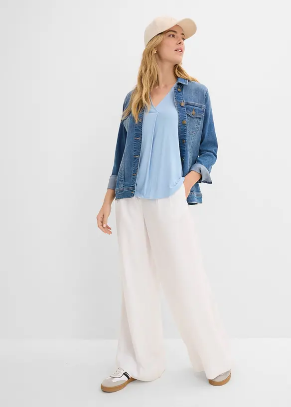 Top doux en jersey viscose, bonprix