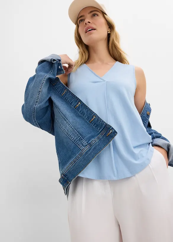 Top doux en jersey viscose, bonprix
