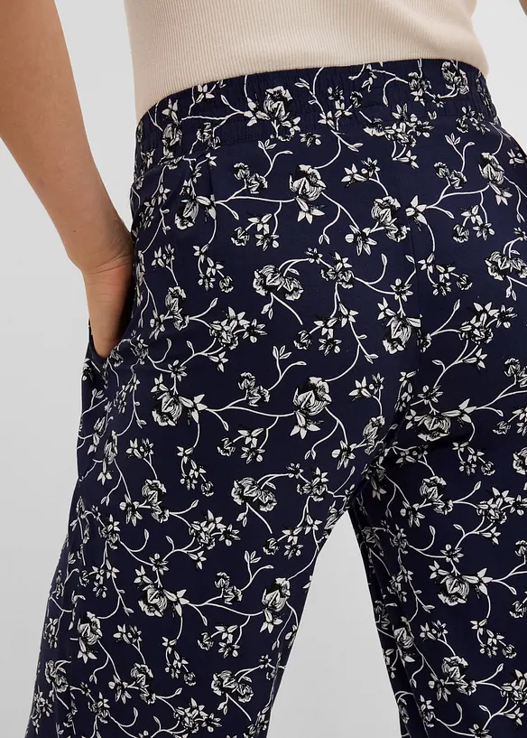 Pantalon palazzo en viscose extensible, bonprix