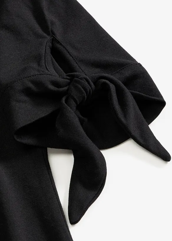 T-shirt col Bardot &agrave; d&eacute;tail n&oelig;ud, bonprix