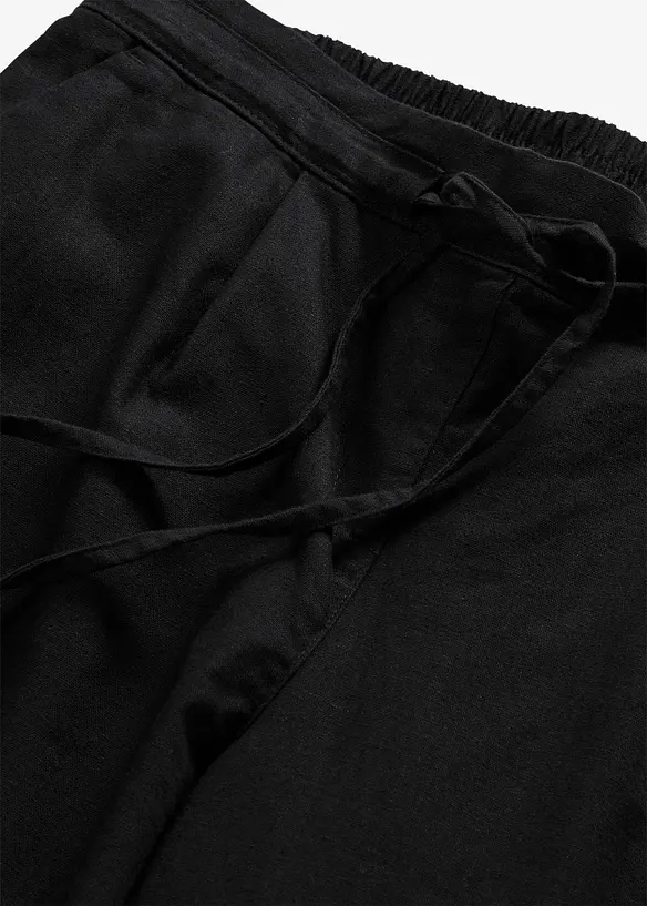 Pantalon en lin m&eacute;lang&eacute;, bonprix