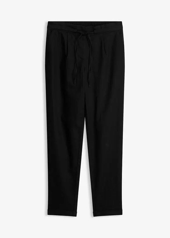 Pantalon en lin m&eacute;lang&eacute;, bonprix
