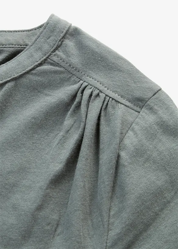 Shirt mit dekorativem Ausschnitt, bonprix