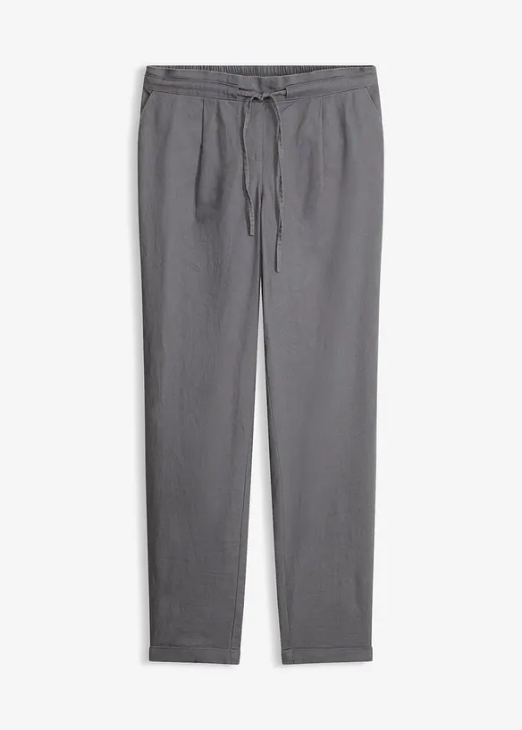 Pantalon en lin m&eacute;lang&eacute;, bonprix